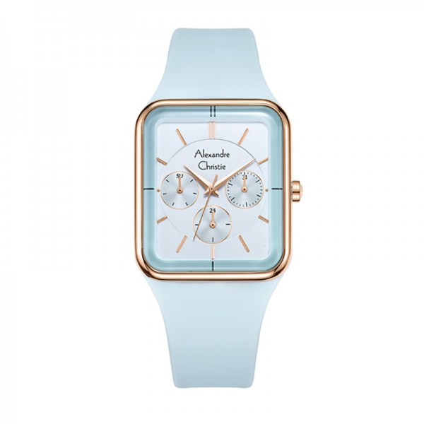 Alexandre Christie AC 2744 Rosegold Light Blue BFRRGLB